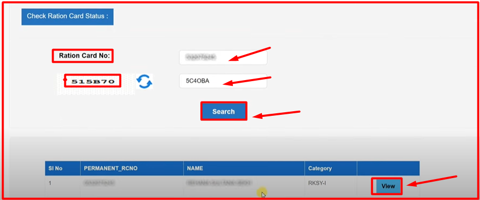 eKYC Ration Card