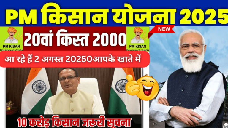 PM Kisan 20th Installment Date