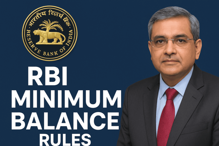 Bank Account Minimum Balance New Rule