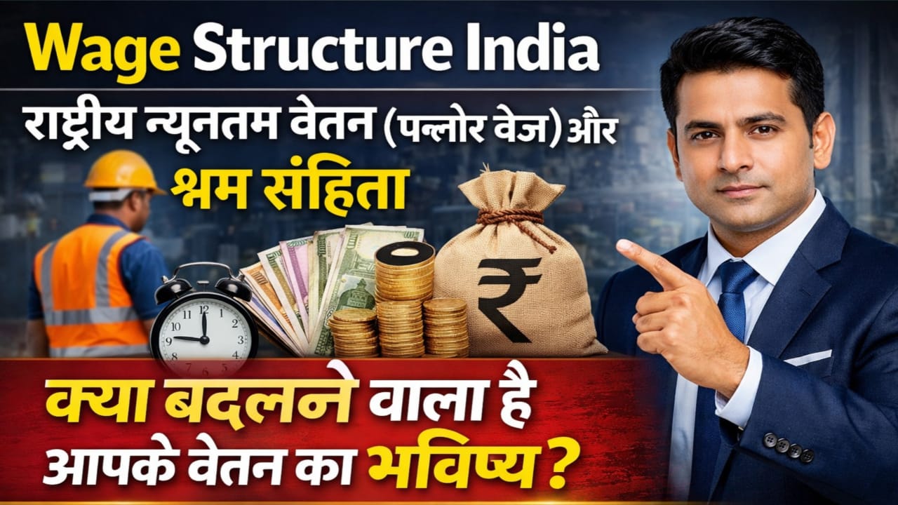 Wage Structure India : राष्ट्रीय न्यूनतम वेतन (फ्लोर वेज) और श्रम संहिता, क्या बदलने वाला है आपके वेतन का भविष्य? जानिए पूरी सच्चाई और असर 1 Wage Structure India